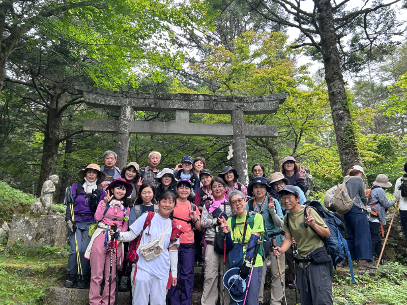 歴史を感じる、富士下山 