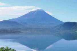 歴史を感じる、富士下山